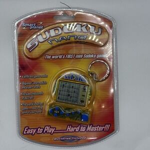 Smart Planet Sudoku Nano Pocket Electronic Game Keychain Batteries Included 5+